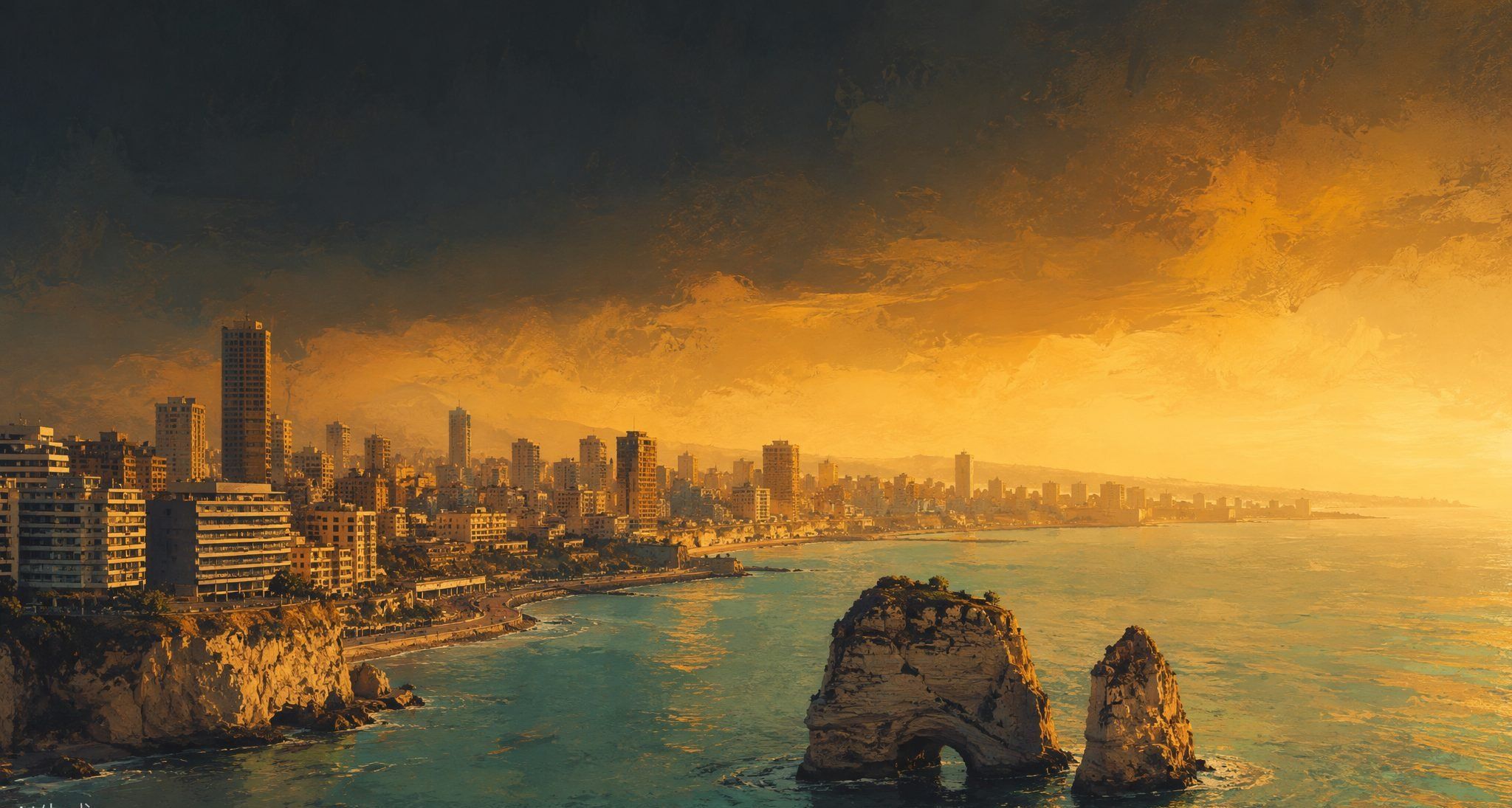 Cosmetic surgery in Lebanon — Beirut skyline, vetted clinics via the Liliav plastic surgery brokerage